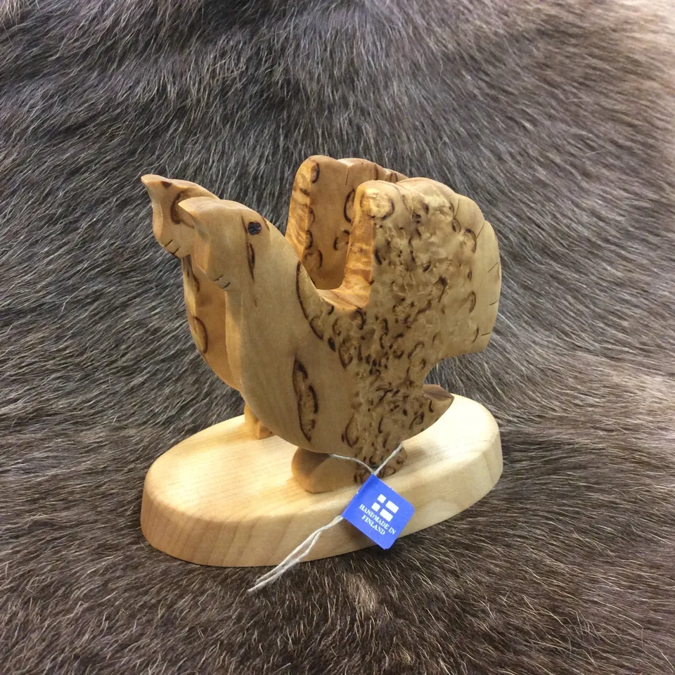 Wood Jewel 2003 Serviettenhalter Auerhahn Maserbirke Box