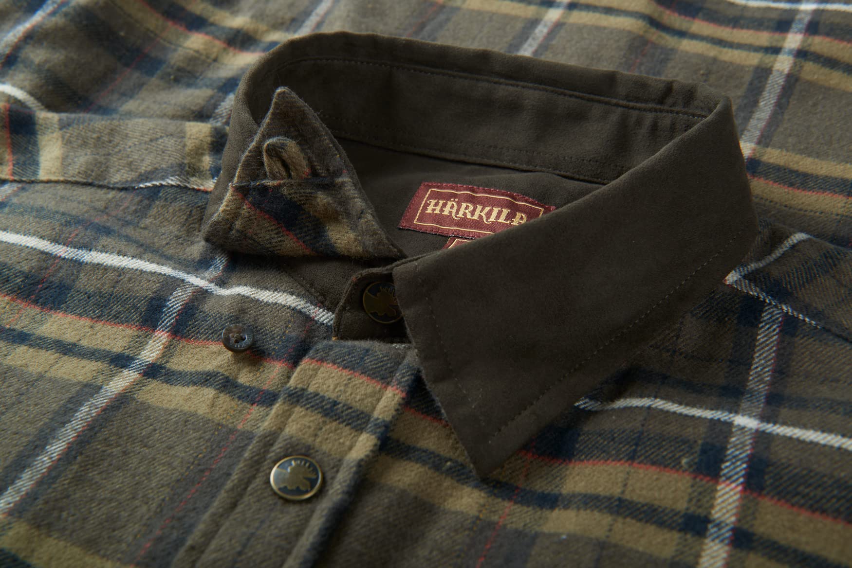 Härkila Pajala Hemd Green Brown Gr. 5XL Karohemd