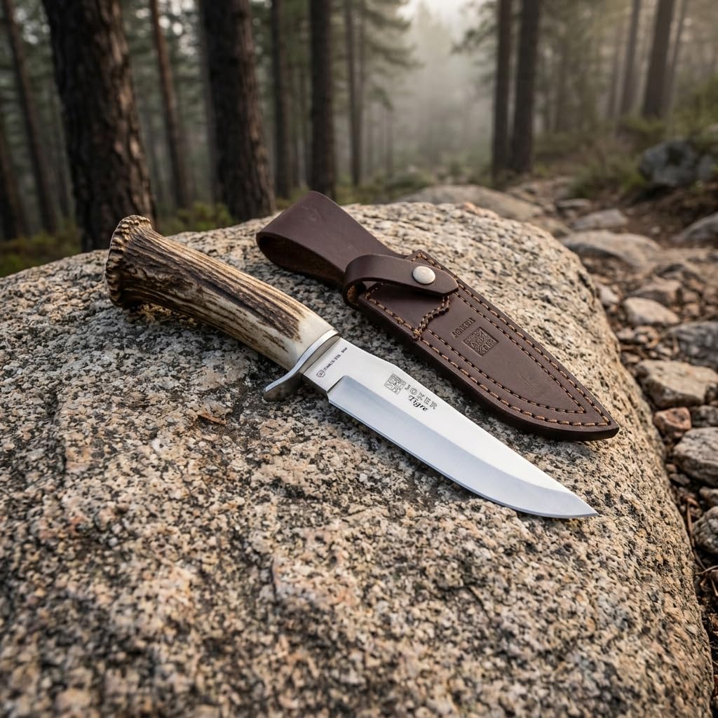 Joker Tigre CN34 Jagdmesser Hirschkrone 17 cm