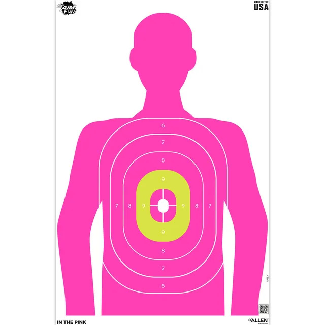 Allen EZ Aim Pink Silhouette Zielscheibe 3er-Pack