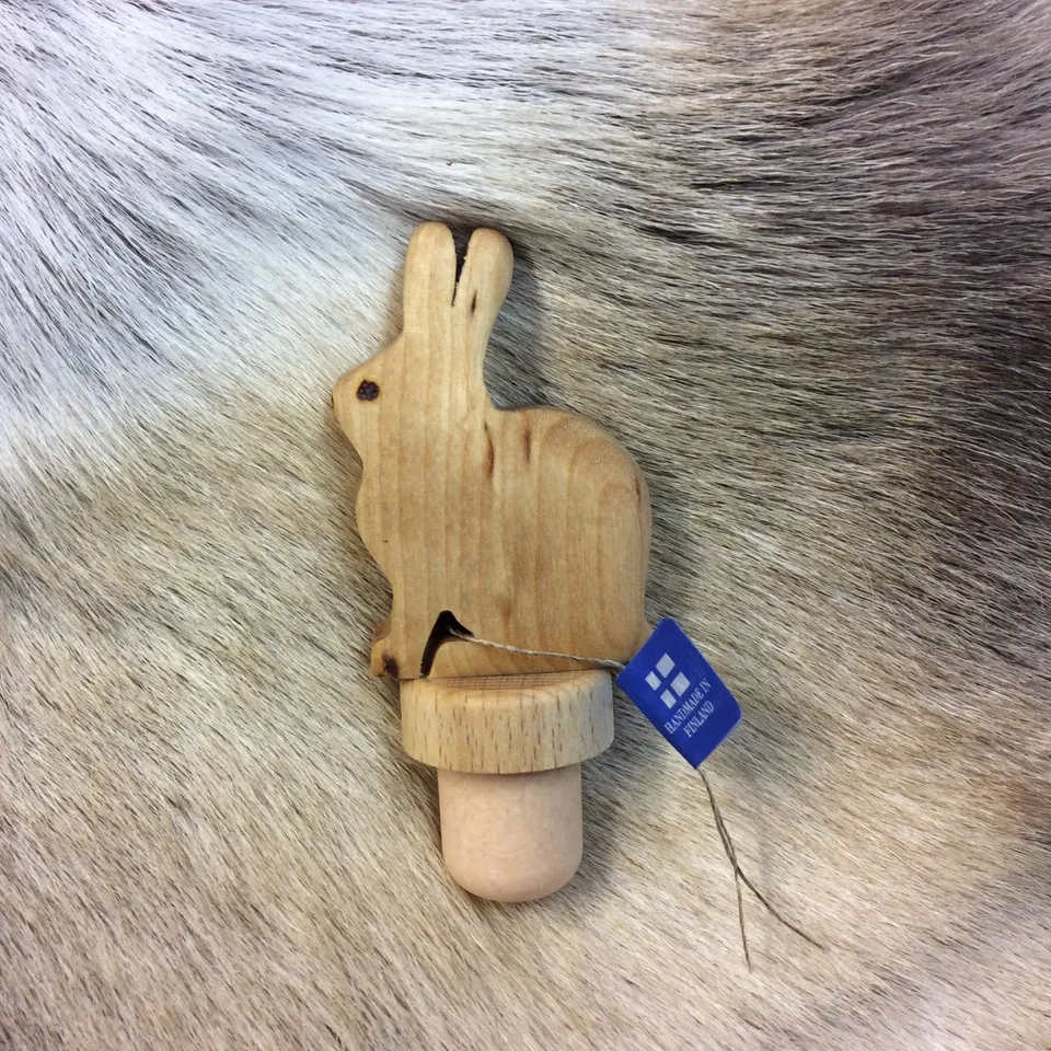 Wood Jewel 2318 Hase Flaschenverschluss Maserbirke