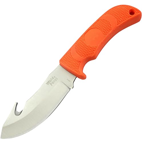 Wald & Forst Aufbrechmesser Signalorange mit Scheide