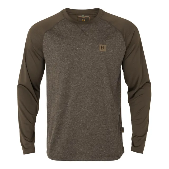 Härkila Kodiak CleverWool Langarmshirt XL Grün Merino
