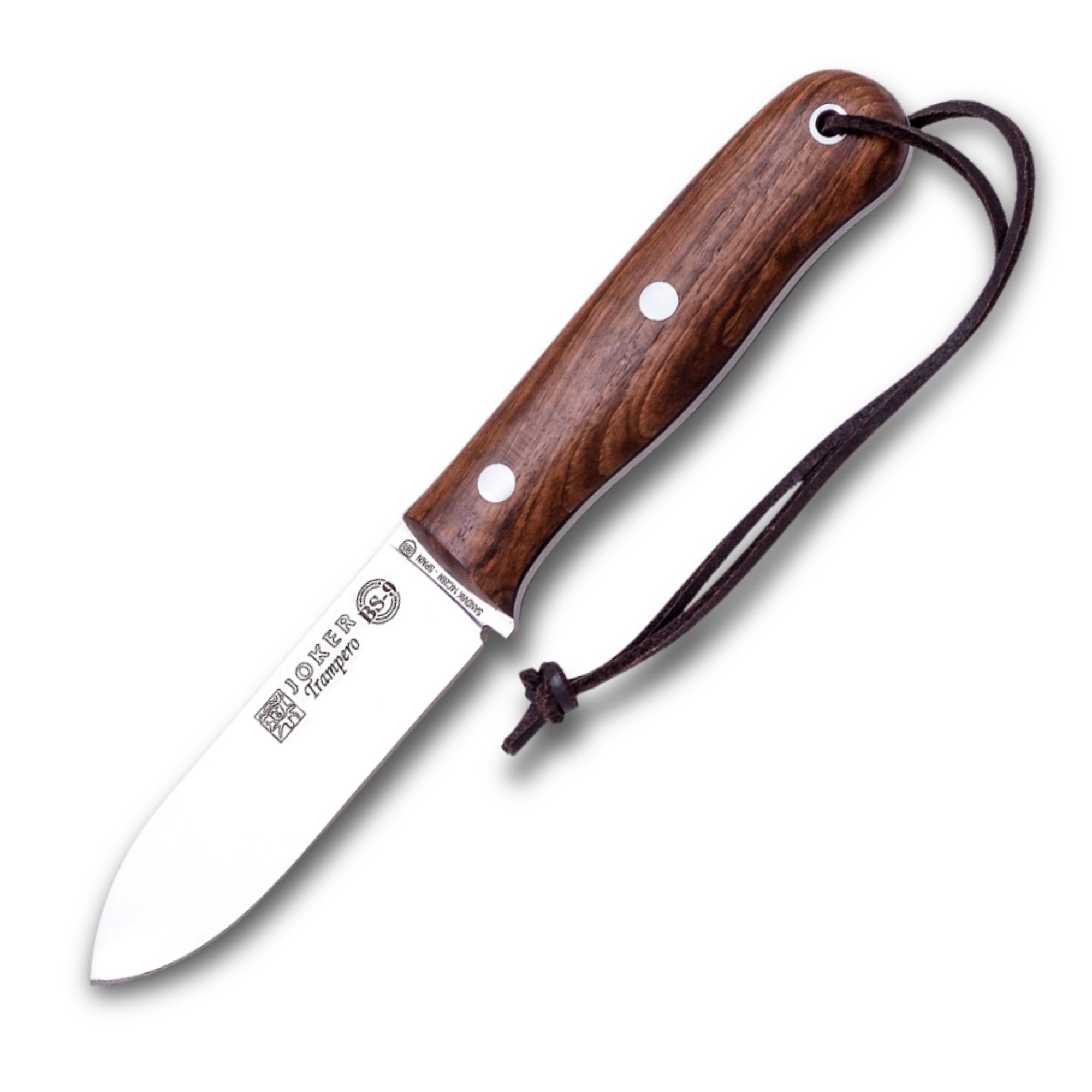 Joker Trampero CN113 Jagdmesser Nussbaum 10 cm Sandvik