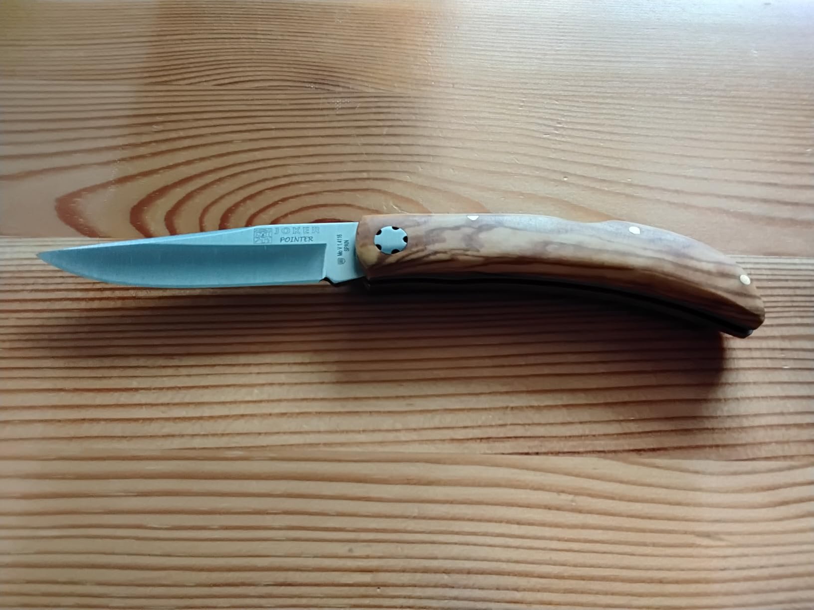 Joker Pointer NO67 Taschenmesser Olivenholz 8cm