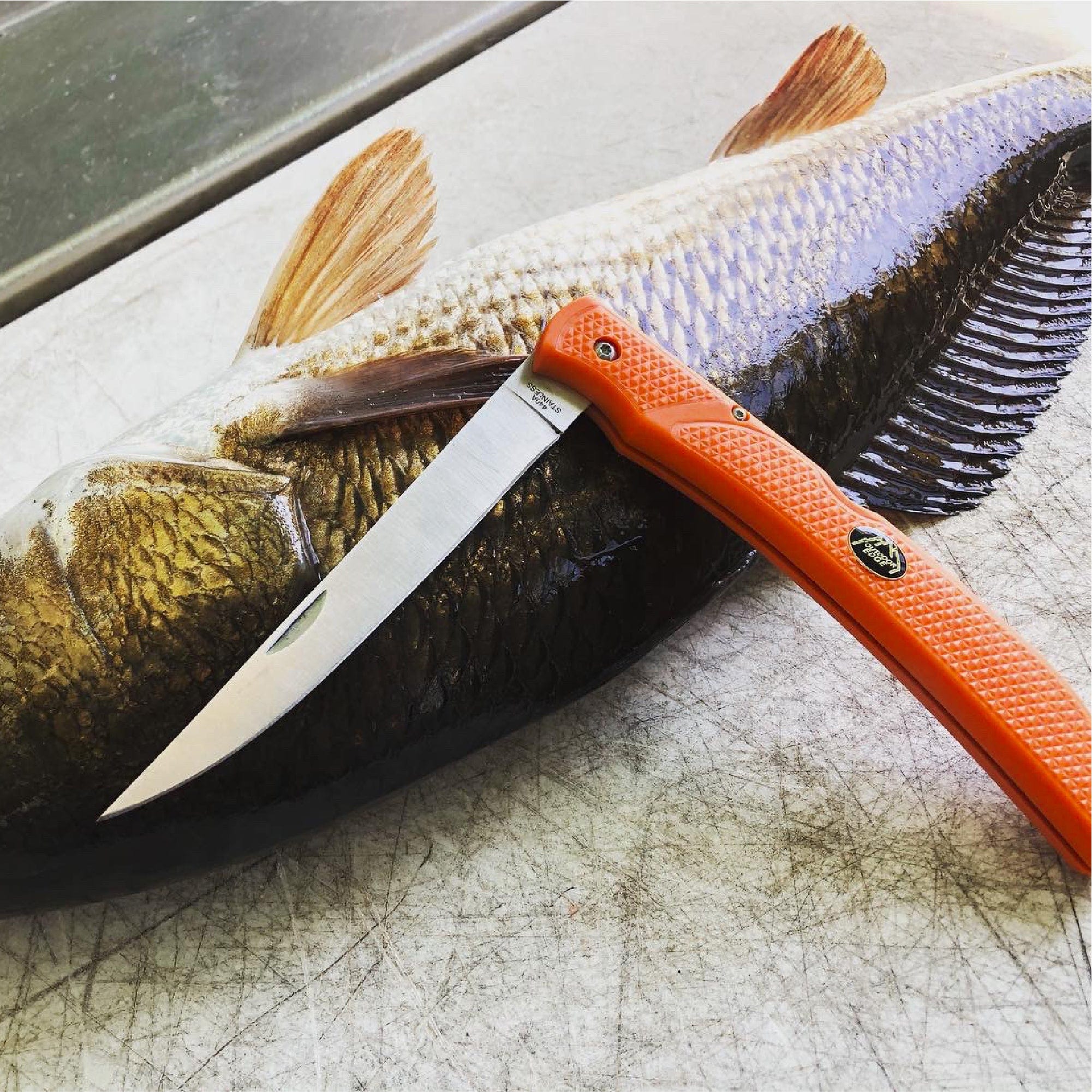 Outdoor Edge Fieldbone Filetiermesser Klappbar Orange