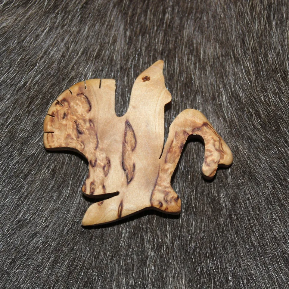 Wood Jewel Topfwächter Auerhahn Maserbirke