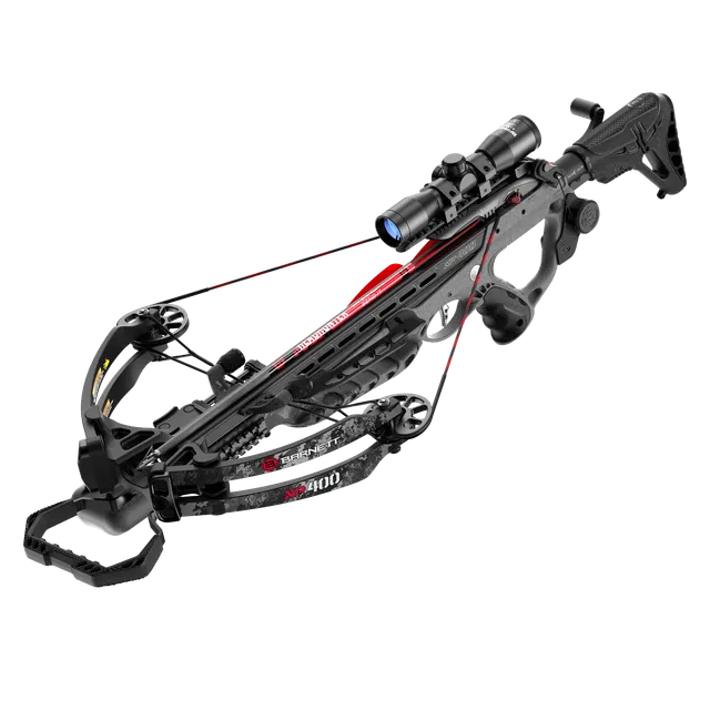 Barnett XP400 Midnight Armbrust 400 fps Kurbelhilfe Set