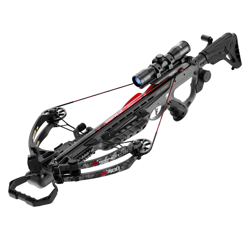 Barnett XP400 Midnight Armbrust 400 fps Kurbelhilfe Set