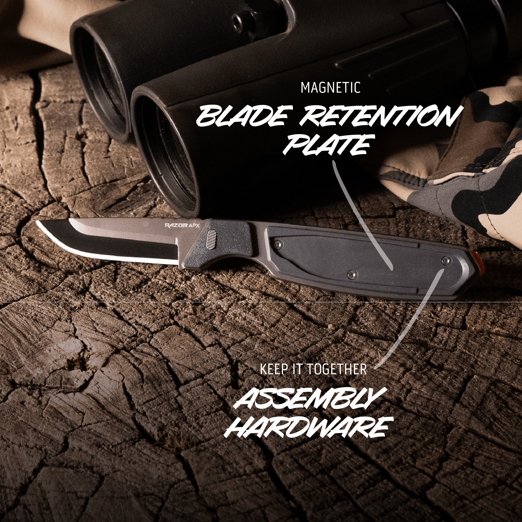 Outdoor Edge Razor APX 2.5 Klappmesser Set 5 Klingen