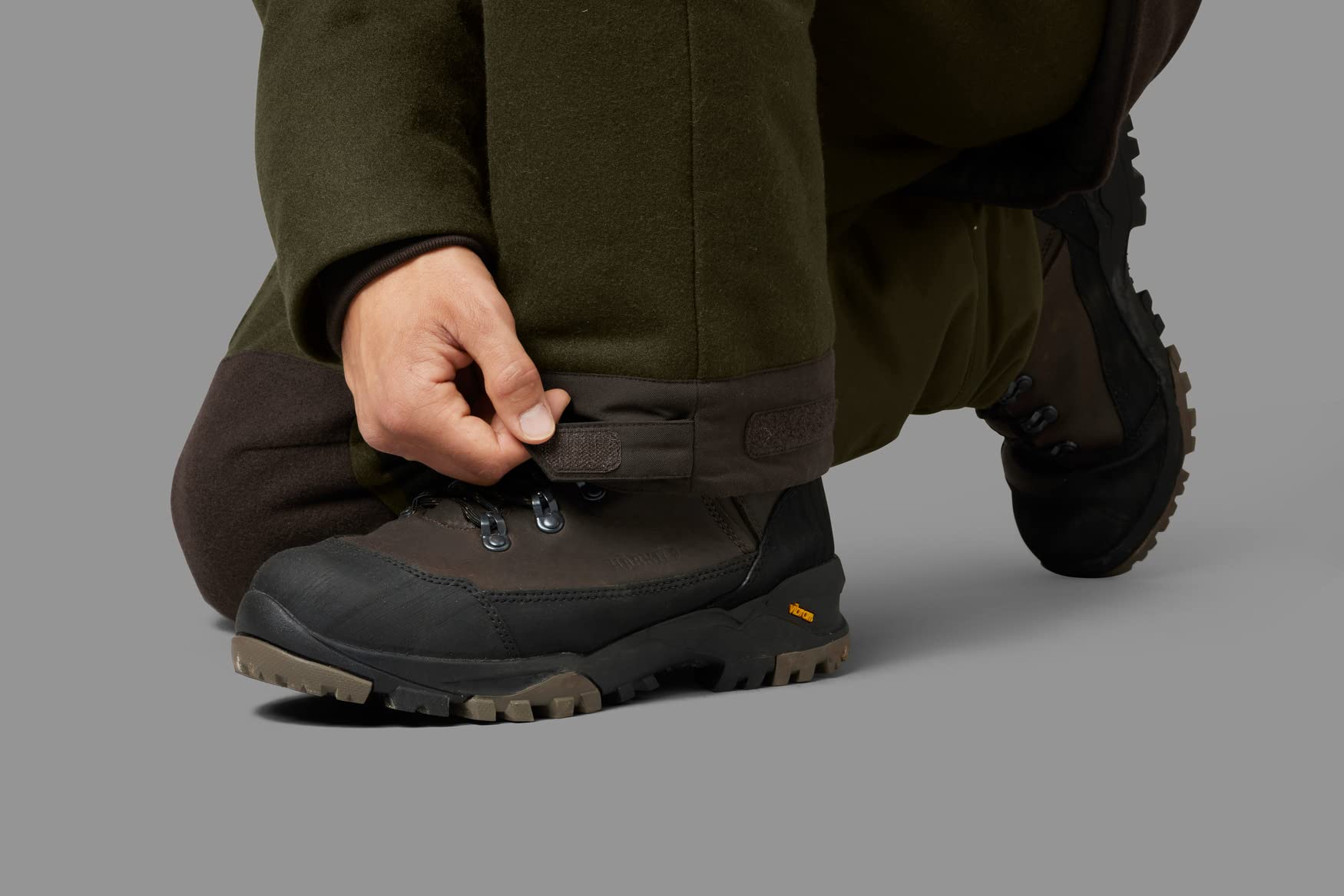 Härkila Metso Winterhose Gr.52 Willow Green Shadow Brown Wolle