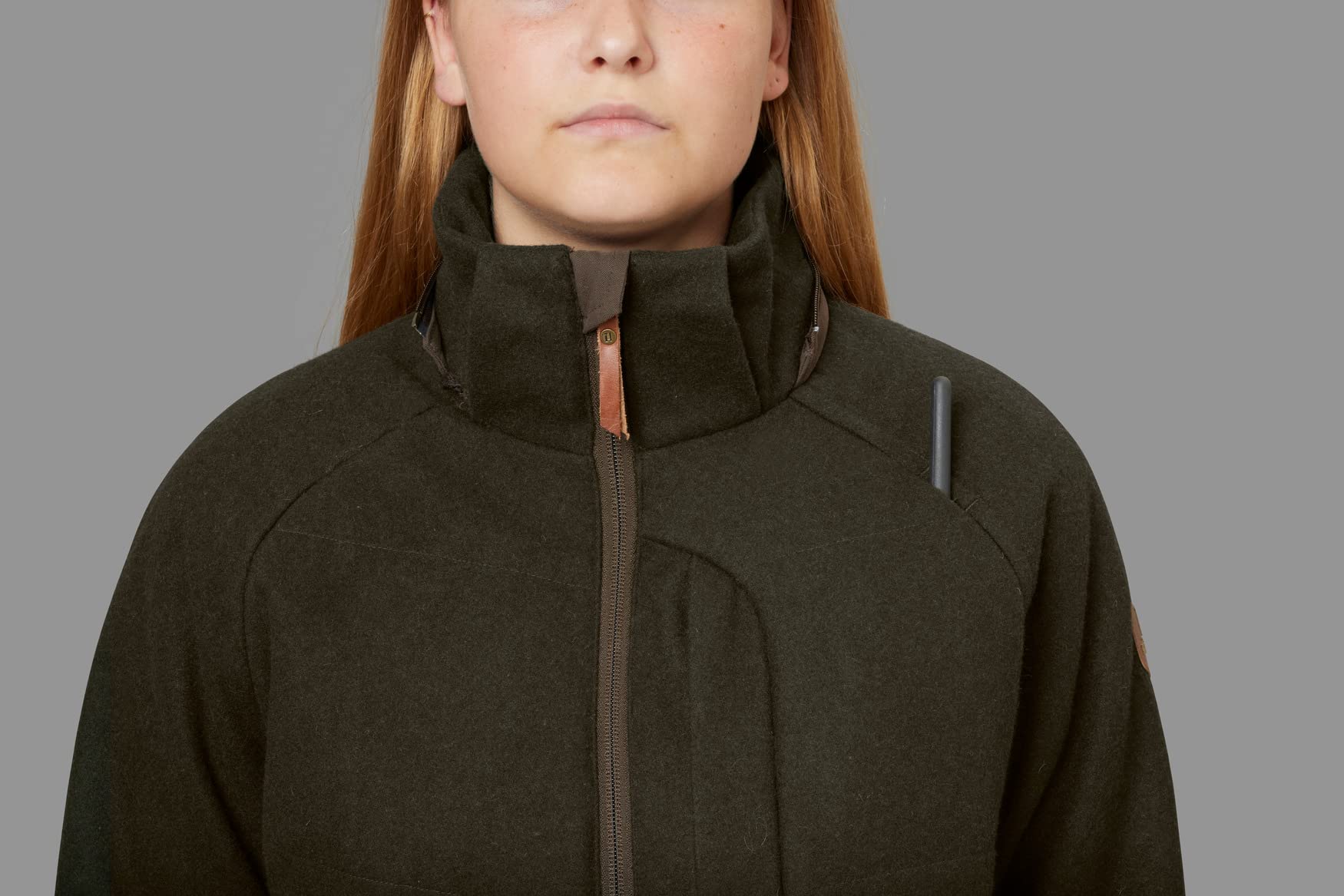 Härkila Metso Winter Jacke Damen Willow Green Gr. 36 Wollmix