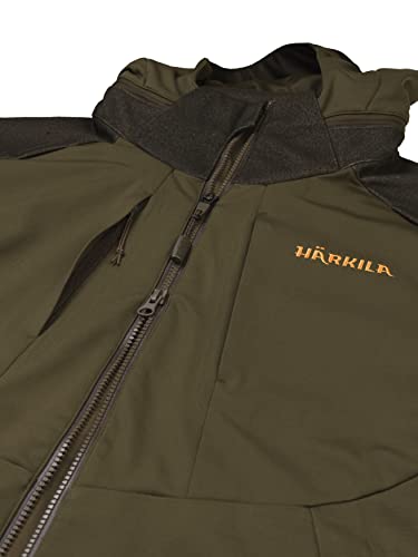 Härkila Mountain Hunter Hybrid Jacke Weidengrün wasserdicht