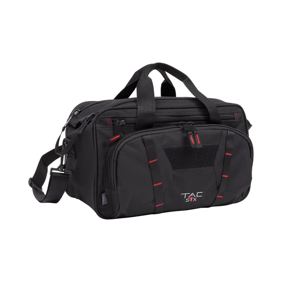 Allen Tac-Six Sporter Schießtasche schwarz-rot