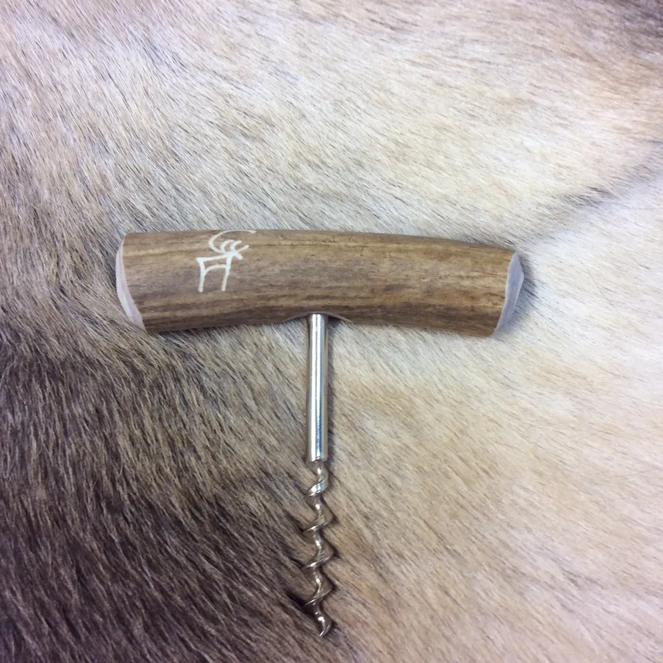 Wood Jewel 12RS Korkenzieher Rentierhorn