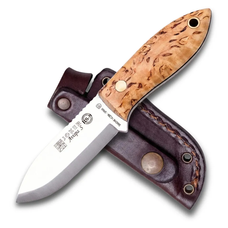 Joker Avispa S CL121 Bushcraftmesser Birke 8 cm
