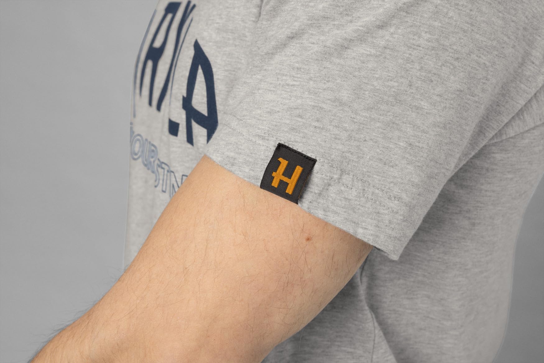 Härkila Modi Melange T-Shirt Kurzarm Hellgrau Baumwolle