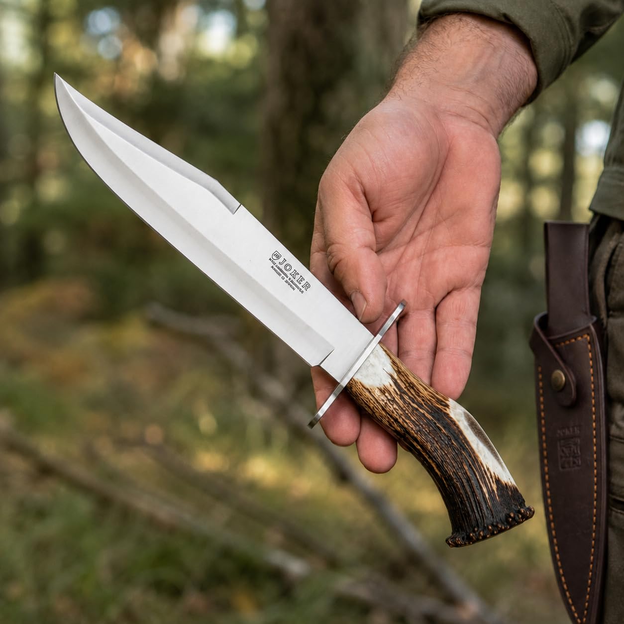 Joker Bowie CN101 Bowiemesser Hirschhorn 25 cm