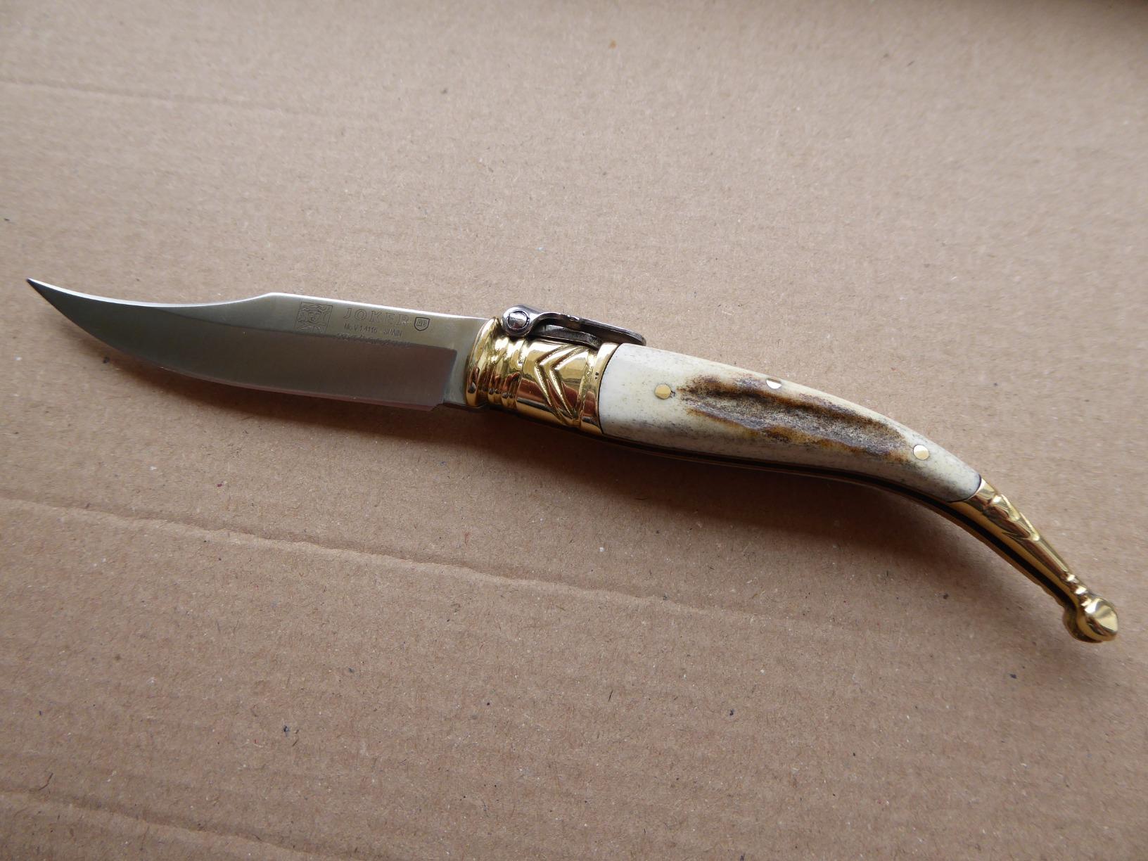 Joker Sevillana NC02 Taschenmesser Hirschhorn 7,5 cm