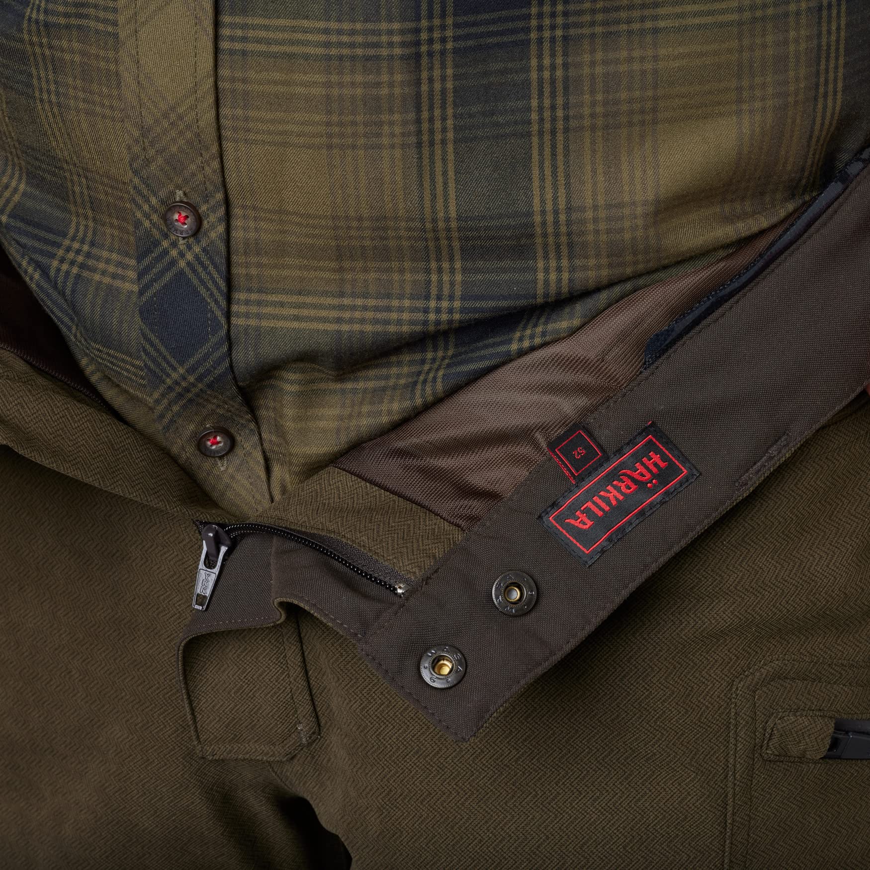 Härkila Driven Hunt HWS Hose 48 Willow Green Leder