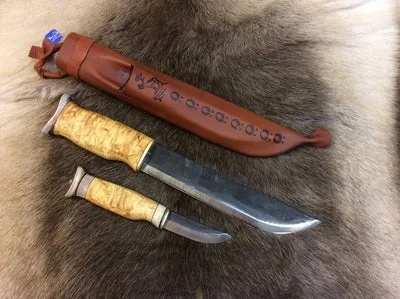 Wood Jewel 23LL Lapinleuku Doppelmesser Rentierhorn