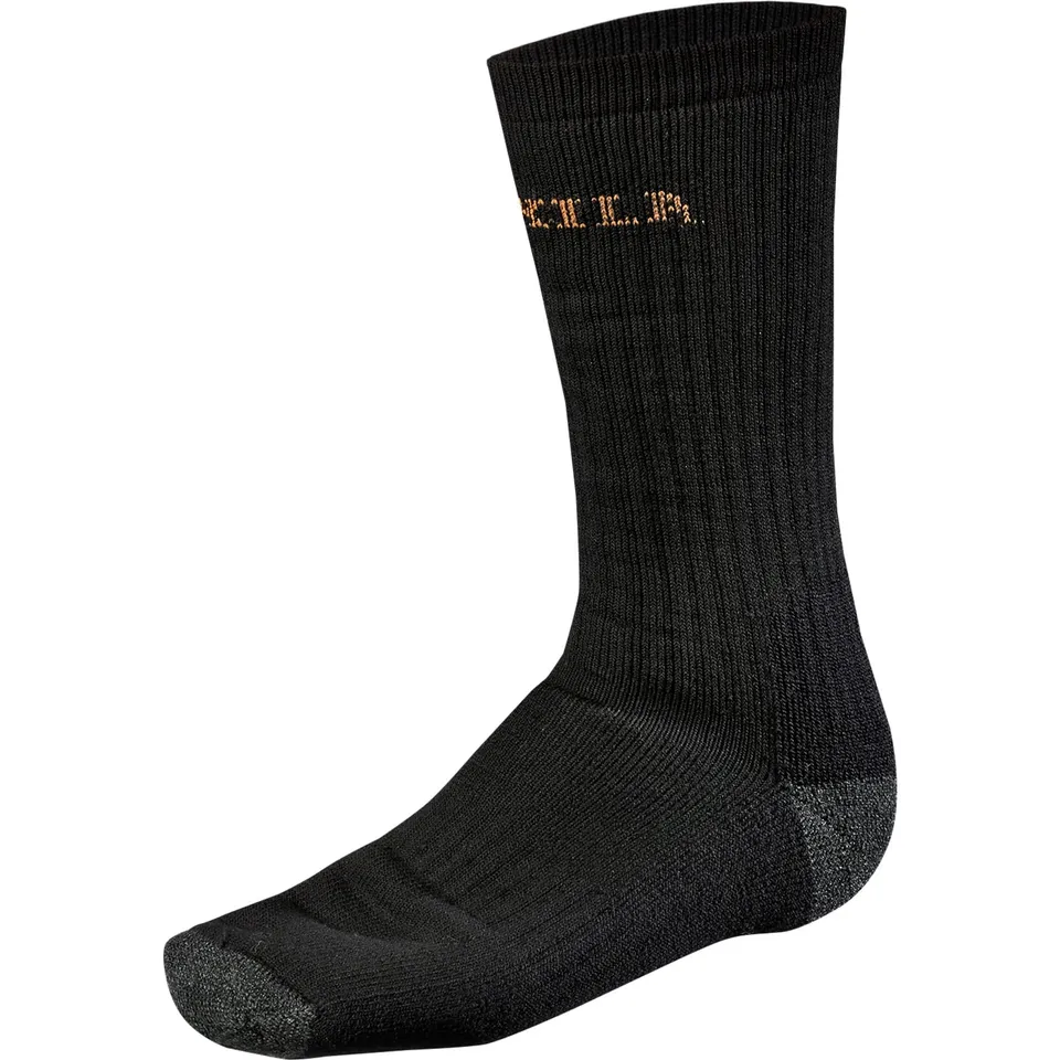 Härkila Expedition Socke Schwarz Merinowolle