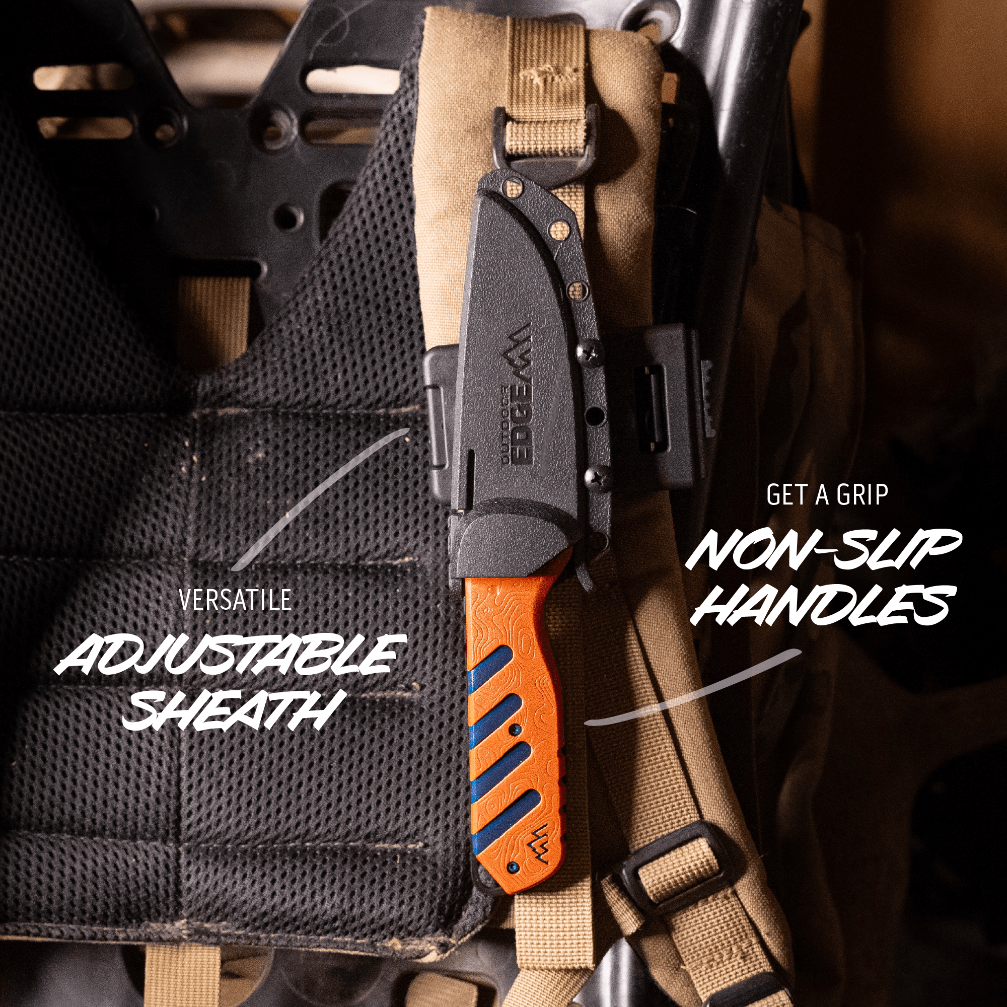 Outdoor Edge Razor HTX Fixed Jagdmesser 6 Klingen Säge