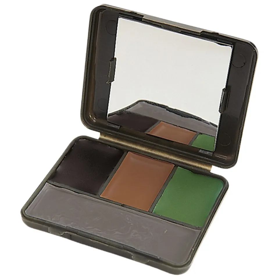 Allen Vanish Camo Face Paint Compact Tarnschminke 4 Farben mit Spiegel