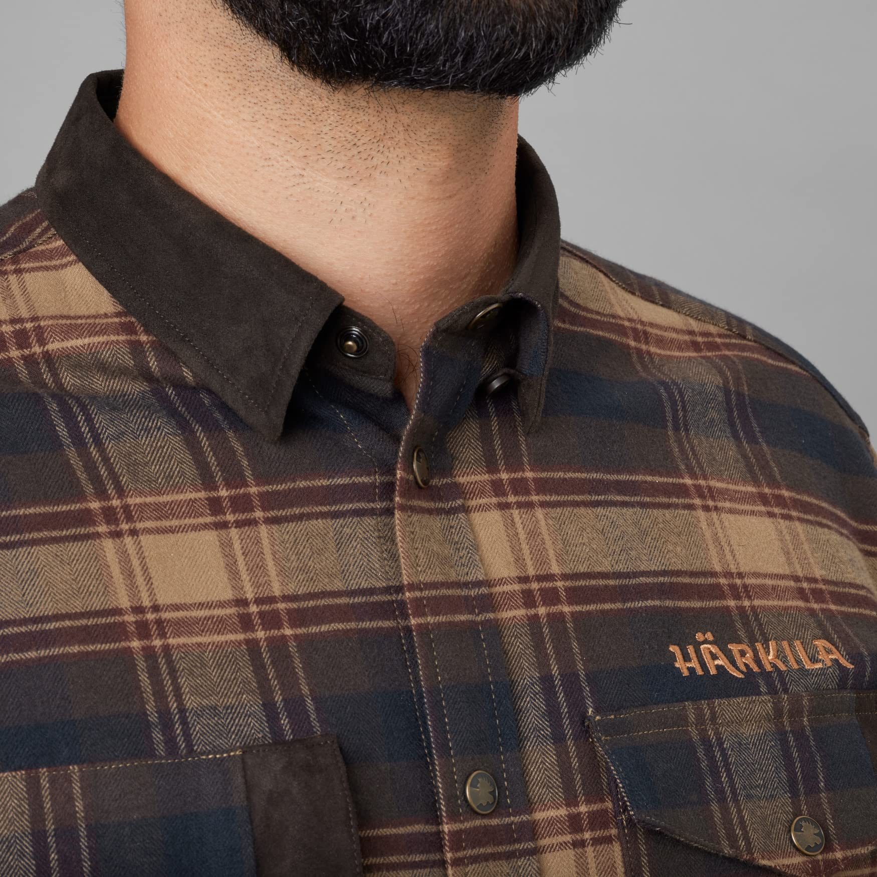 Härkila Aivak L/S Flanellhemd Check kariert dehnbar