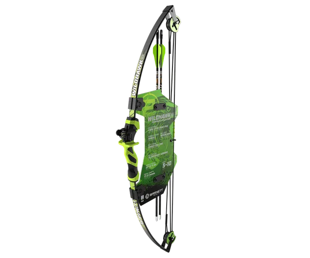 Barnett Wildhawk Jugendbogen Compoundbogen Grün 15 lbs