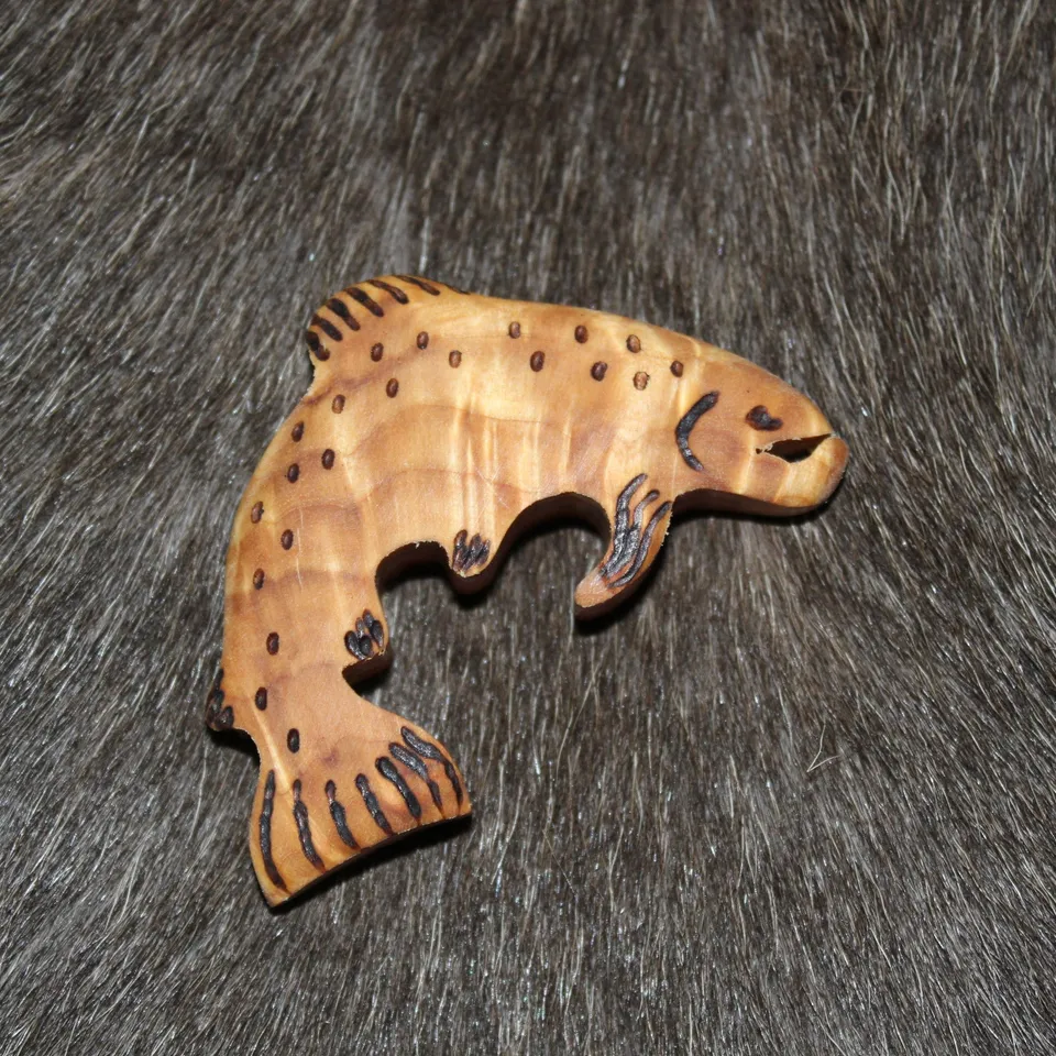 Wood Jewel 28-345 Patavahti Topfwächter Lachs Maserbirke