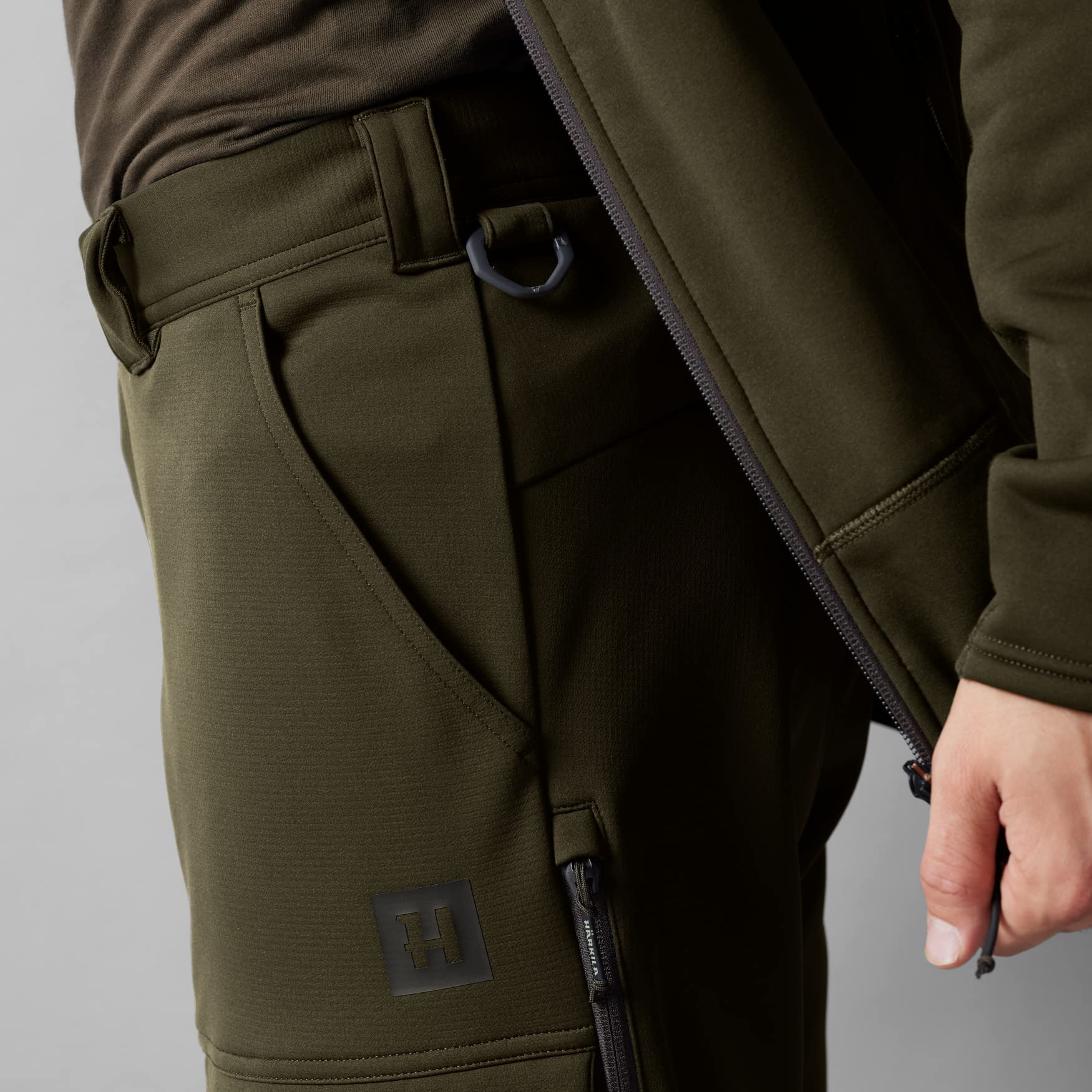 Härkila Deer Stalker Light Jagdhose Willow Green geräuscharm