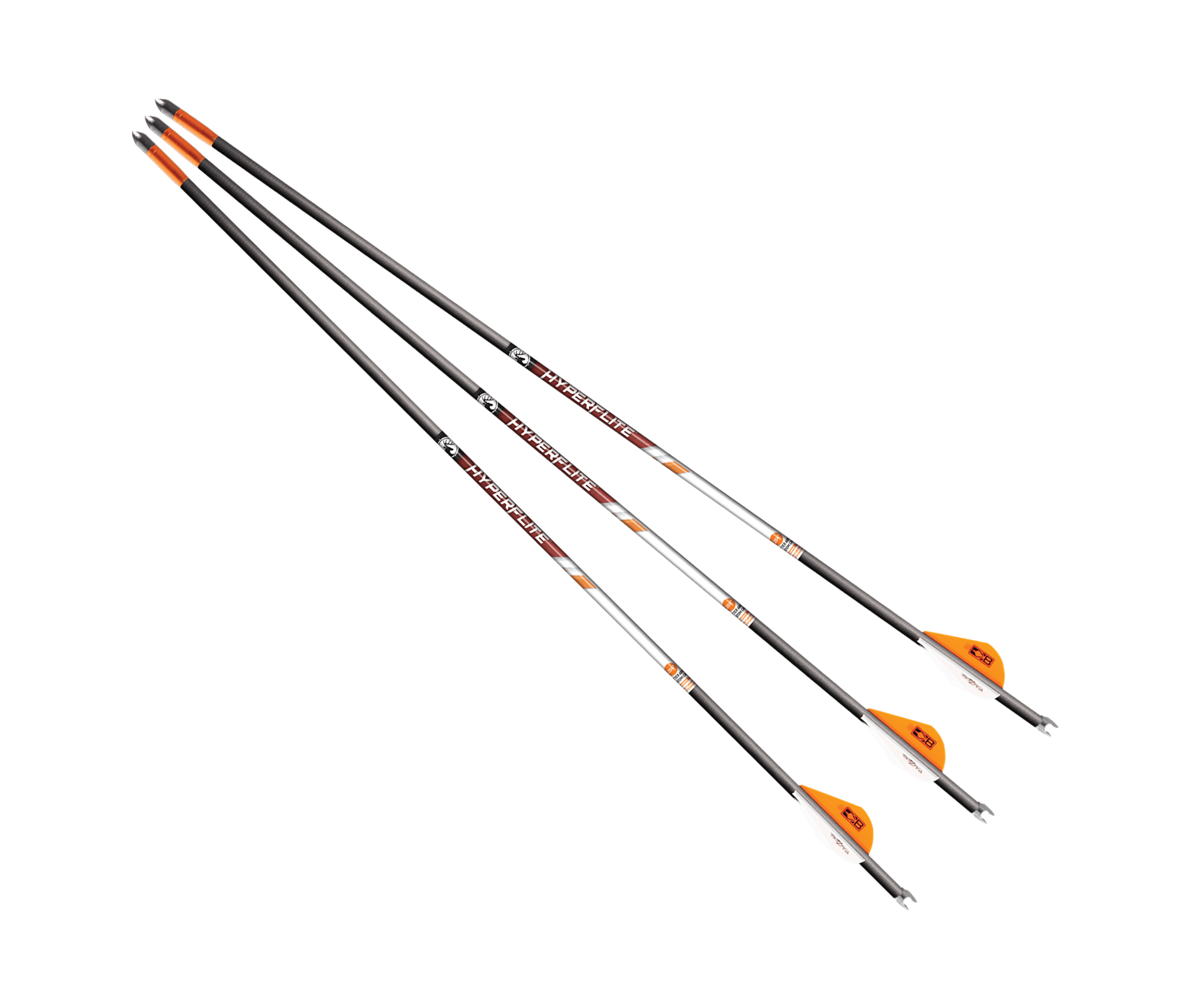 Barnett Hyperflite 22 Zoll Pfeile 3er Pack Orange-Weiß