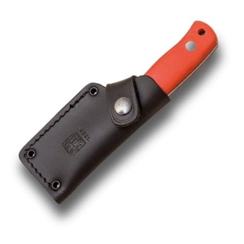 Joker Erizo TS1 CN81 Jagdmesser Orange 7,5 cm Micarta