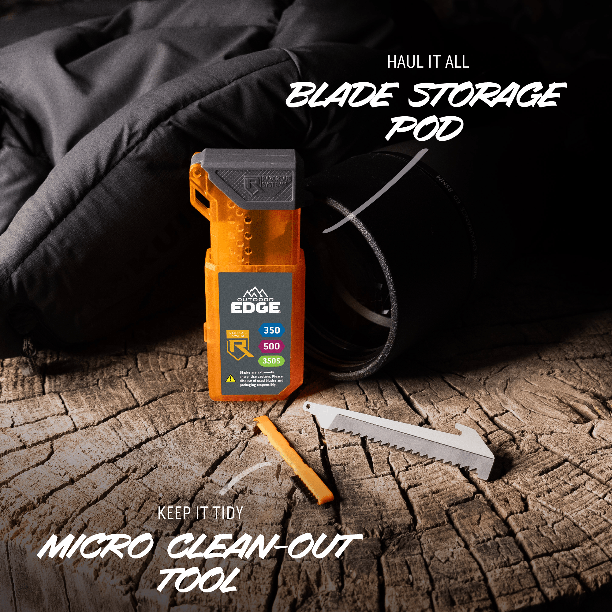 Outdoor Edge Razor HTX Fixed Wechselklingenmesser schwarz