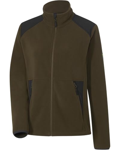 Wald & Forst Robur Damen Fleecejacke S Grün Midlayer