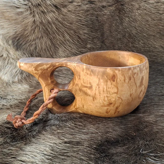 Wood Jewel Kuksa Trinkbecher Maserbirke 1,5 dl