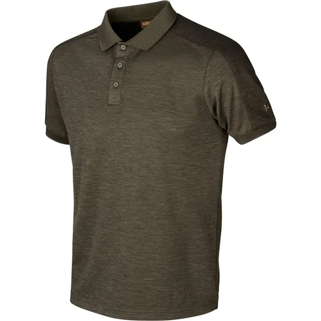 Härkila Tech Polo Jagd Polo Willow Green Stretch