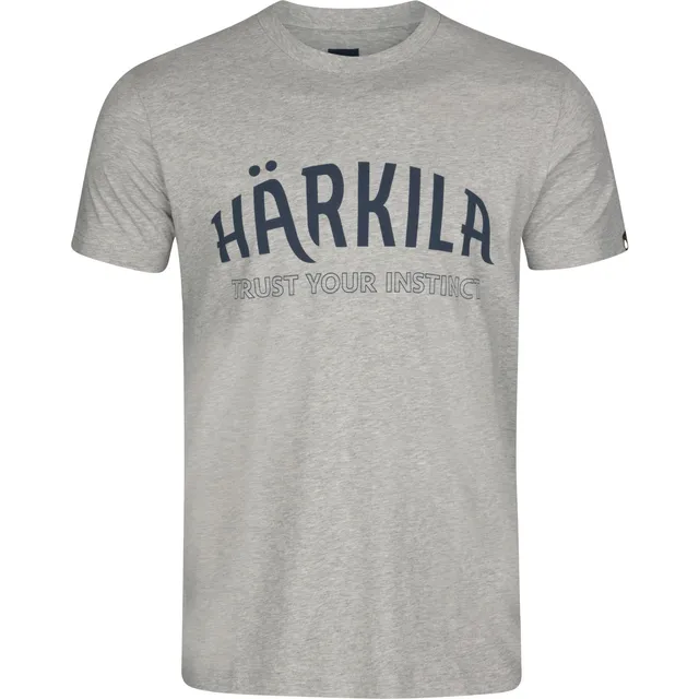 Härkila Modi Melange T-Shirt Kurzarm Hellgrau Baumwolle