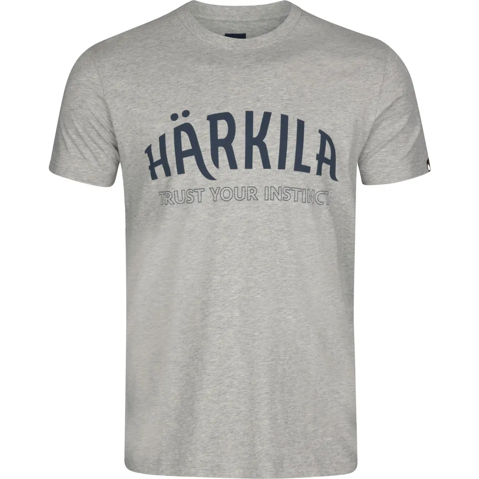 Härkila Modi Melange T-Shirt Kurzarm Hellgrau Baumwolle