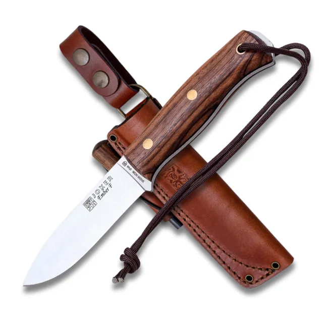 Joker Ember F CN123-P Jagdmesser Walnuss Sandvik