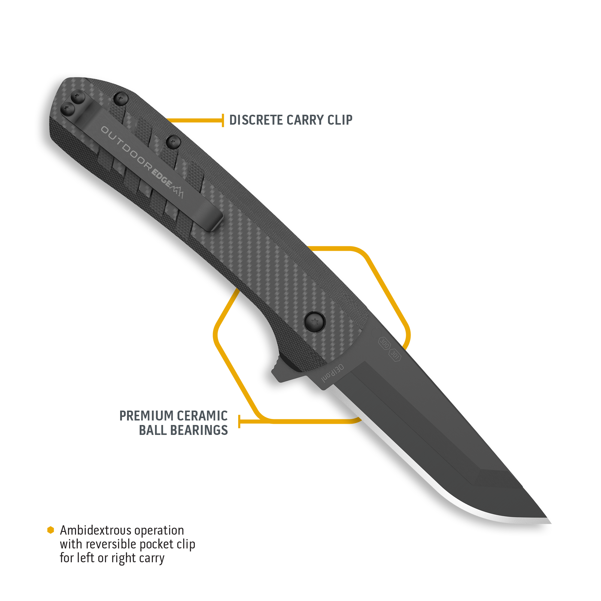 Outdoor Edge Razor VX4 Carbon Klappmesser EDC scharf