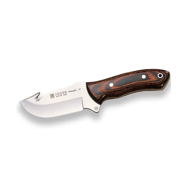 Joker Venado CR65 Enthäutungsmesser rotes Holz 9 cm