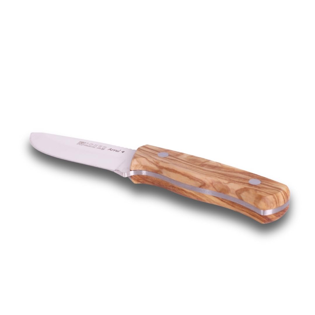Joker Arrui 9 CO64 Bushcraft-Messer 9 cm Olivenholz