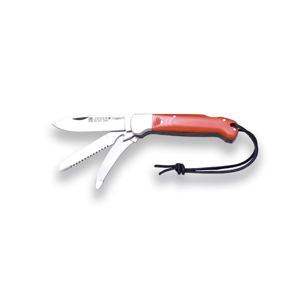 Joker Canguro IV NM128 Taschenmesser Micarta 8 cm Säge