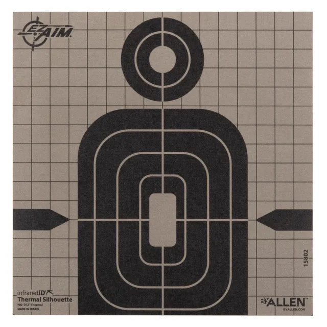 Allen EZ Aim Thermal Silhouette Zielscheibe 20cm