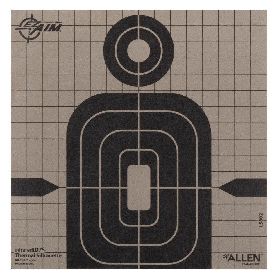 Allen EZ Aim Thermal Silhouette Zielscheibe 20cm