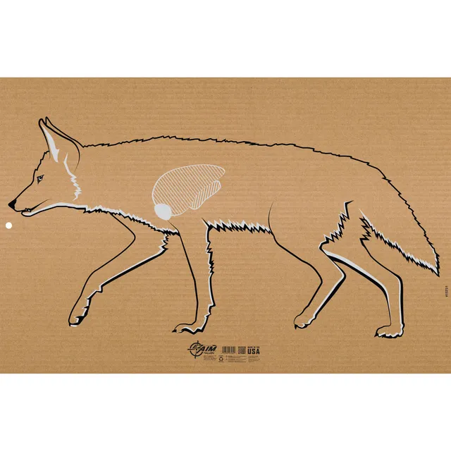 Allen EZ Aim Coyote Zielscheibe 58x89 cm braun