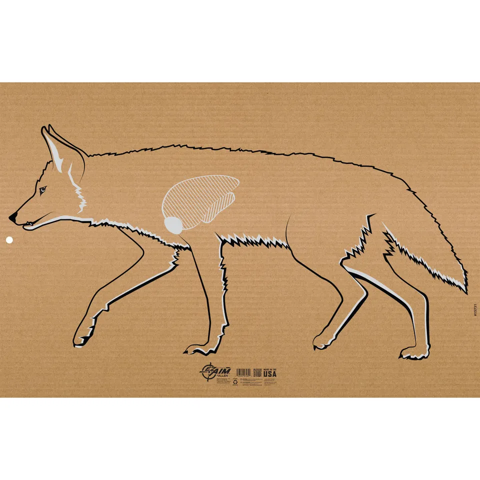 Allen EZ Aim Coyote Zielscheibe 58x89 cm braun