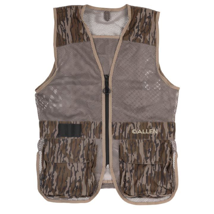 Allen Tauben Jagdweste Mesh Mossy Oak Bottomland